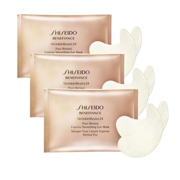 Resist24 Pure Retinol Express Mascarilla Suavizante para Ojos Shiseido Benefiance Wrinkle