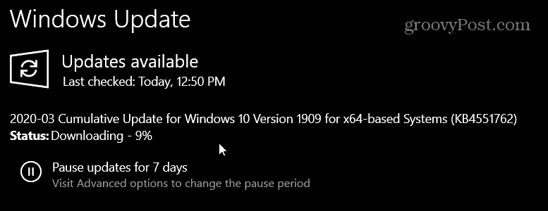KB4451762 para Windows 10 1903 y 1909