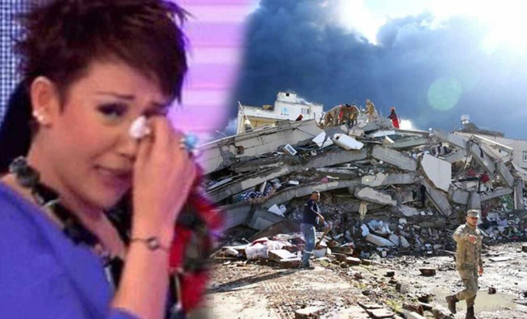 ¡La temible espera de Serap Paköz! No puede saber de su familia en el terremoto.