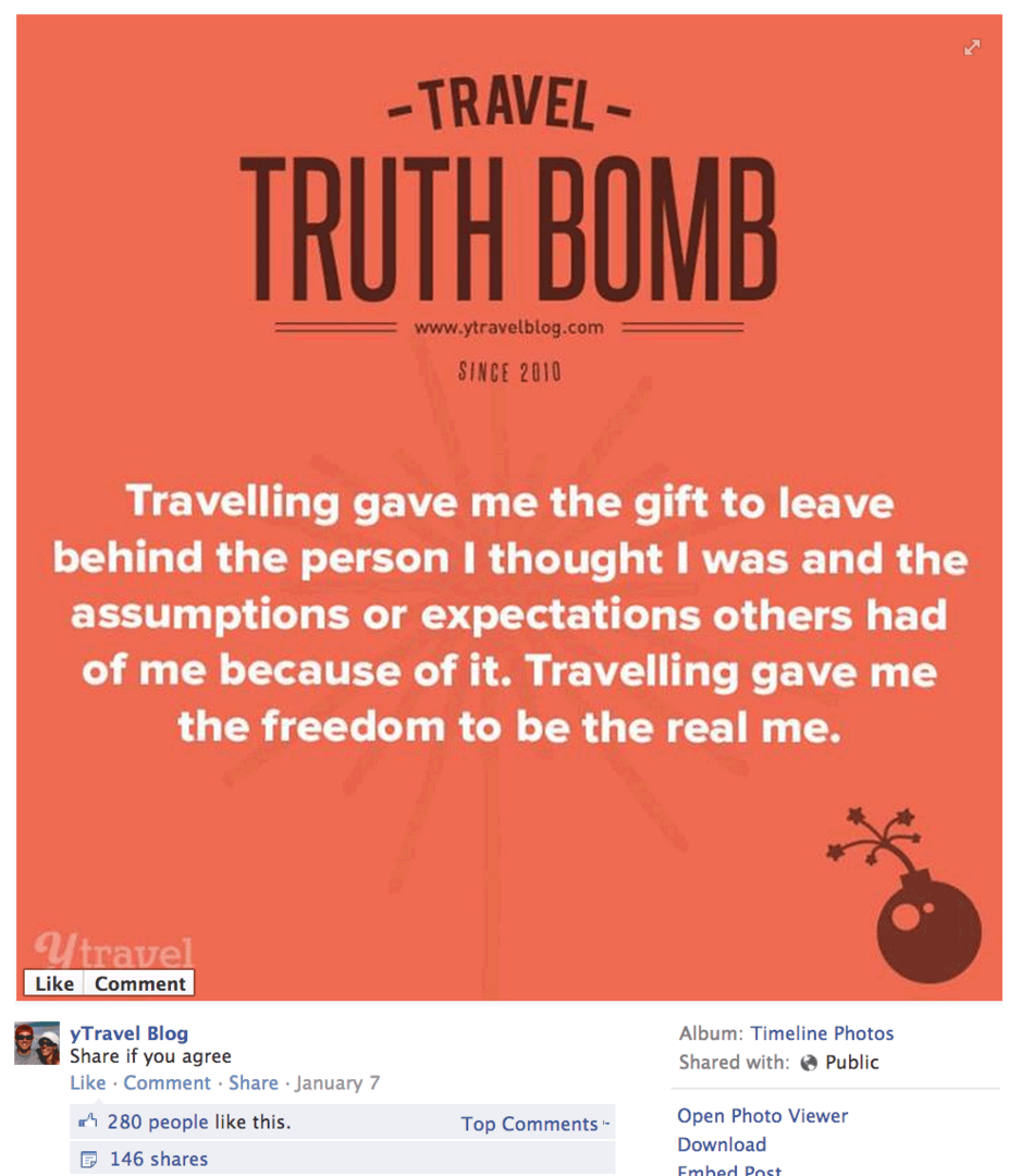 bomba de verdad de viaje