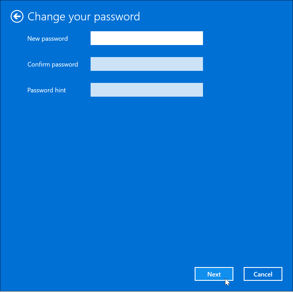 Eliminar su contraseña en Windows 11