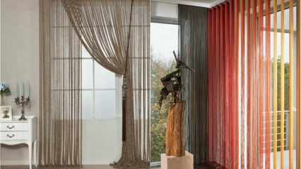 ¿Cómo se debe realizar el mantenimiento y la limpieza de la cortina de hilo?