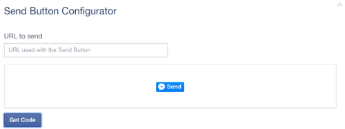botón de envío de facebook configurado en URL en blanco