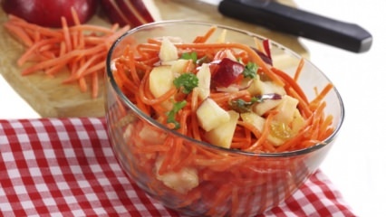 Receta de ensalada de zanahoria que pierde peso rápidamente