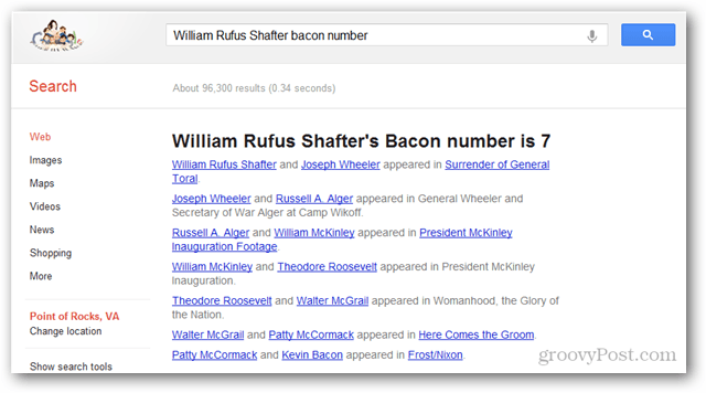 Cómo encontrar 6 grados de Kevin Bacon usando Google