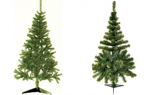 pino de navidad de gran tamaño