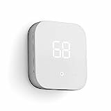 Presentamos el termostato inteligente de Amazon: certificación ENERGY STAR, instalación de bricolaje, funciona con Alexa: se requiere cable C