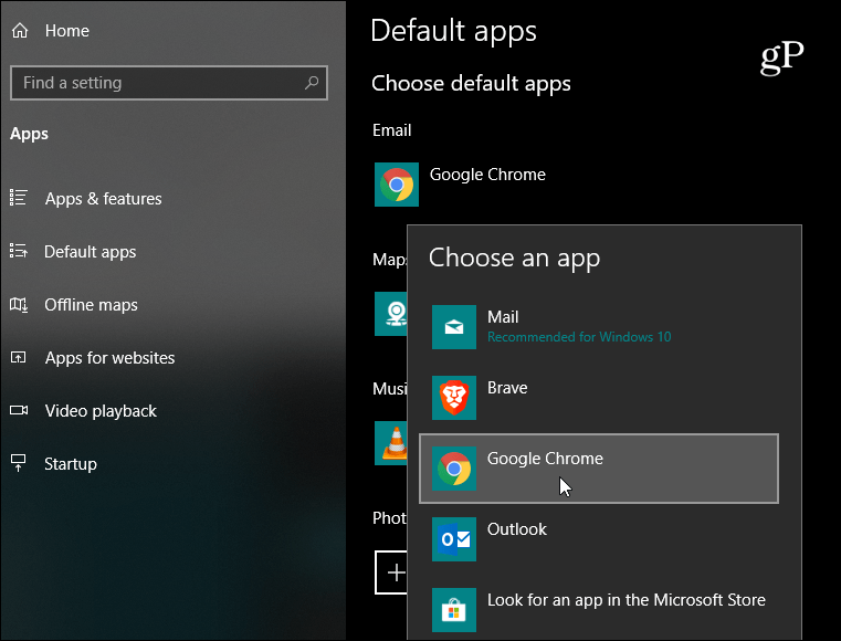 3 Aplicaciones predeterminadas Windows 10