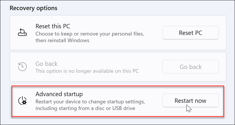 Abra el BIOS en Windows 11