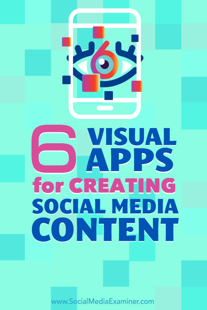 6 aplicaciones visuales para crear contenido en redes sociales: examinador de redes sociales