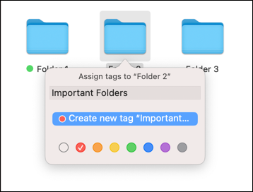 Crear una nueva etiqueta de carpeta para Mac