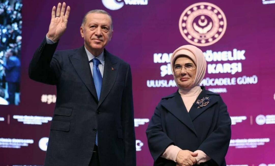 ¡Mensaje especial de la Primera Dama Erdoğan con motivo del Día Internacional de la Eliminación de la Violencia contra la Mujer!