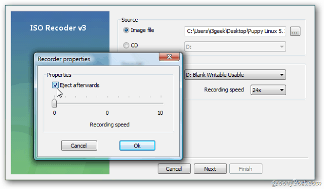 Windows Vista y XP: Grabe una imagen ISO en un disco