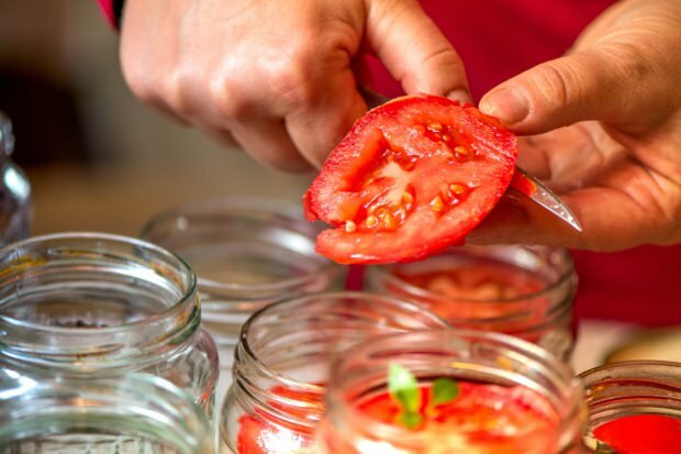 Como hacer tomate enlatado