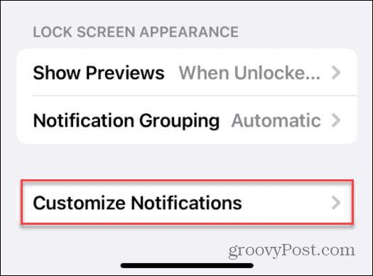 personalizar notificaciones