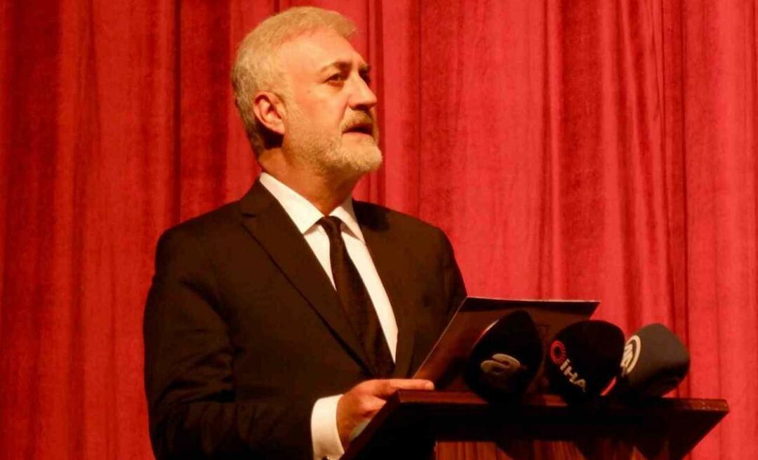Emotivas palabras de Tamer Karadağlı en la inauguración: El anhelo se acabó