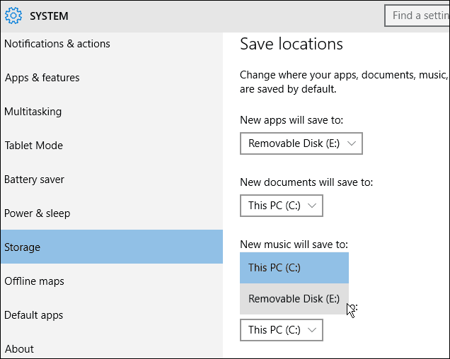 Windows 10: instale aplicaciones, música y más en el almacenamiento externo