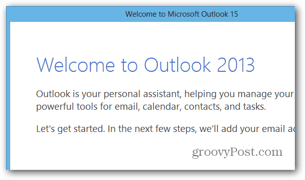 Outlook en Office 2013