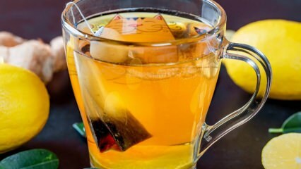 Mezcla de té verde y agua mineral que es fácil de debilitar.