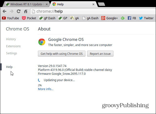 Cómo actualizar manualmente tu Google Chromebook