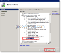 Habilitar la función de herramientas de Hyper-V en Windows Server 2008