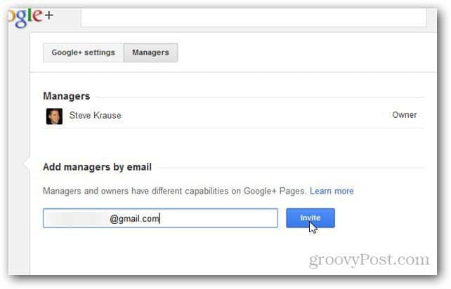 Cómo agregar un administrador o administrador a una página de Google+