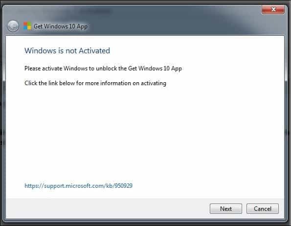 Activación de Windows 7