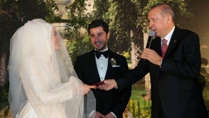 Erdogan y Temel Karamollaoğlu se reunieron en la boda