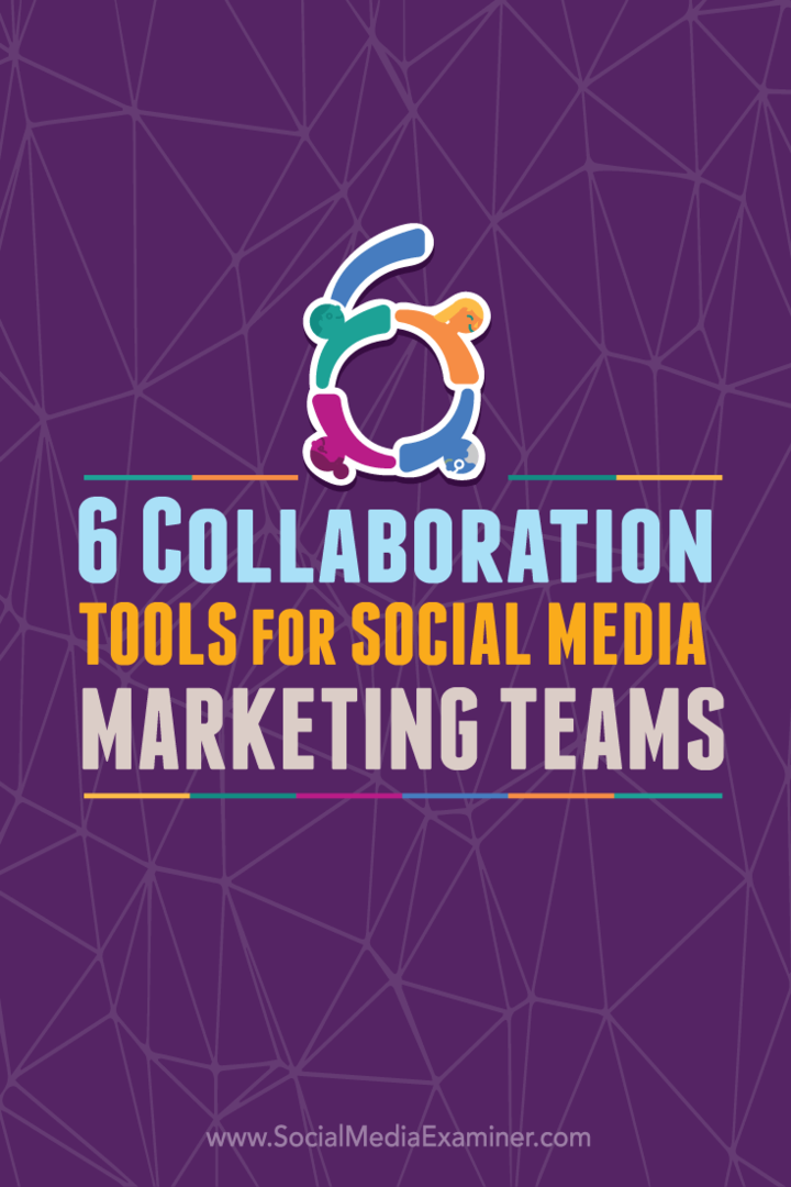 herramientas para colaborar con el equipo de redes sociales