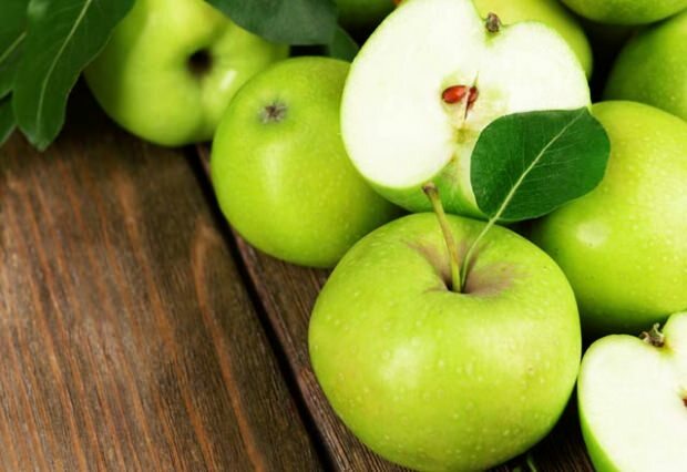 ¿Cómo hacer una dieta de manzana? Manzana verde comestible ...