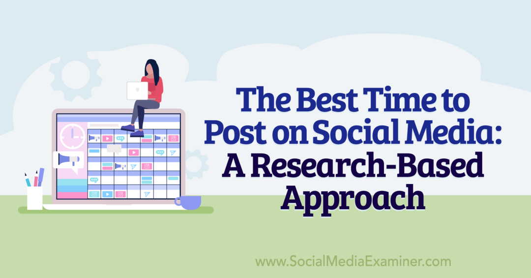 El mejor momento para publicar en las redes sociales: un enfoque basado en la investigación: Social Media Examiner