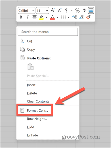 celdas en formato excel