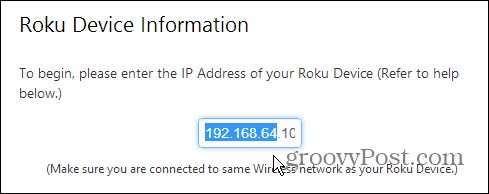 IP de Roku