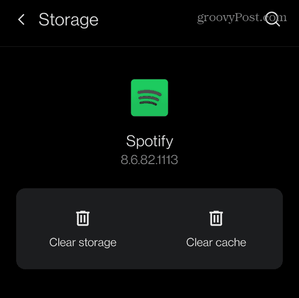 borrar la caché de Spotify Spotify Android