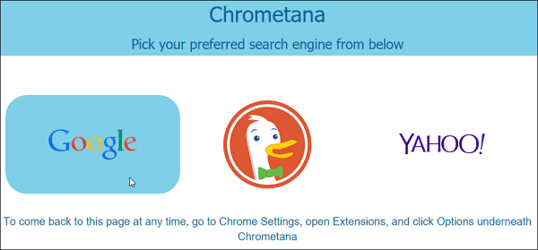 Extensión de Chrometana