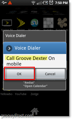hacer llamadas telefónicas por voz en un teléfono Android