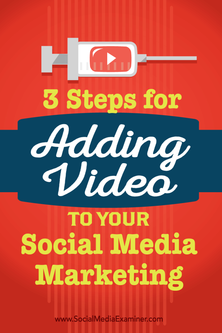 cómo agregar video al marketing de redes sociales
