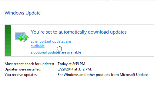 Reparar Windows Update se bloquea o se ralentiza en Windows 7