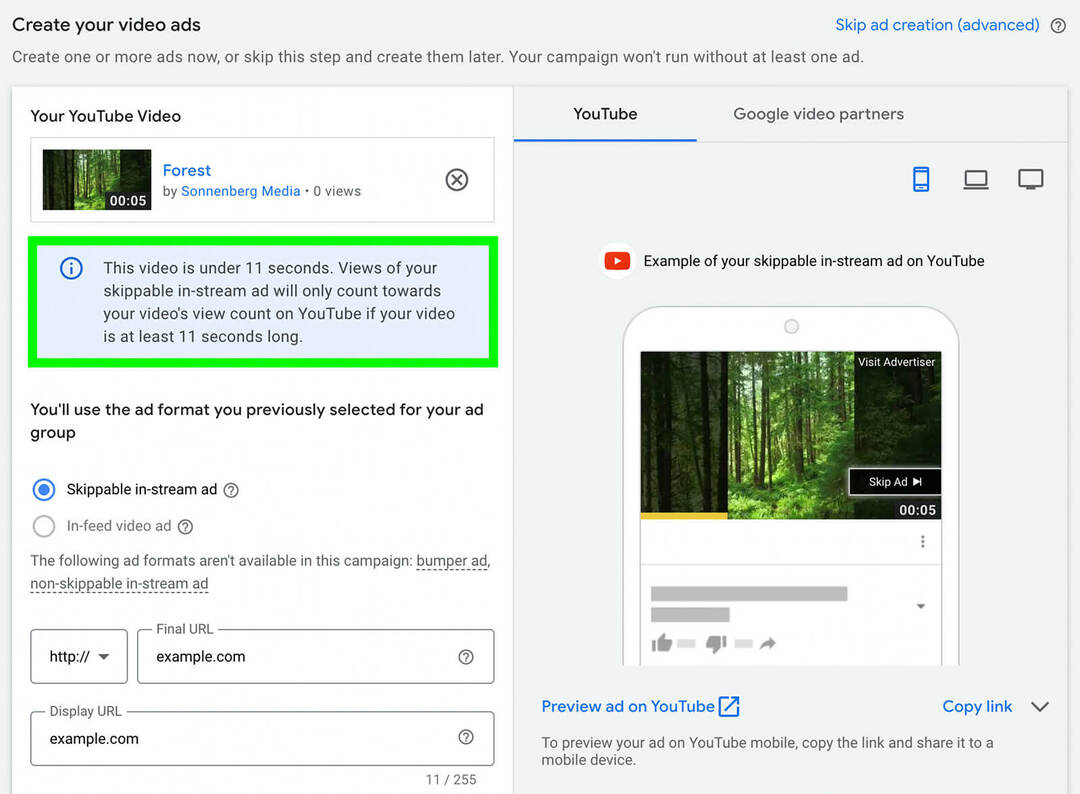 cómo-crear-un-anuncio-de-video-con-un-corto-existente-usando-los-anuncios-de-cortos-de-youtube-este-video-tiene-menos-de-once-segundos-solo-cuenta-para-el-recuento-de-visualizaciones- si-al-menos-once-segundos-largo-ejemplo-5