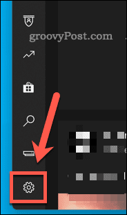 Icono de configuración de la aplicación complementaria de Xbox