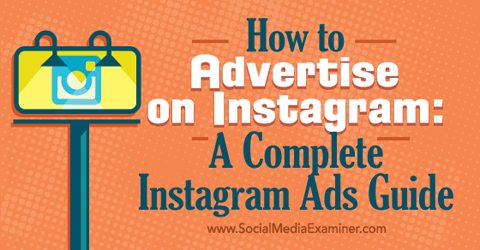 guía de anuncios de instagram