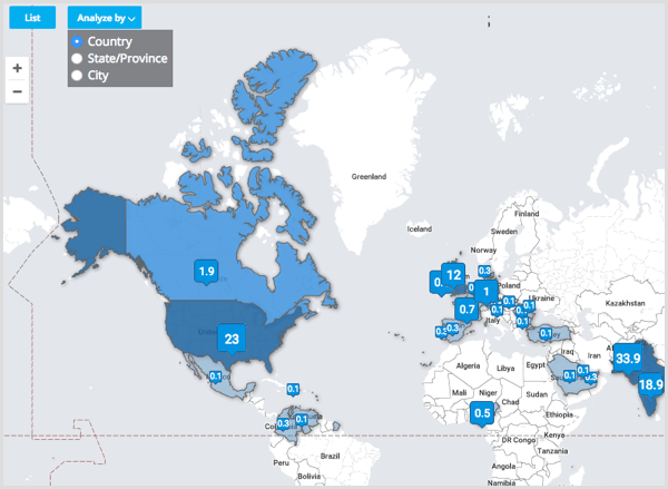 Tweetsmap analizar por país
