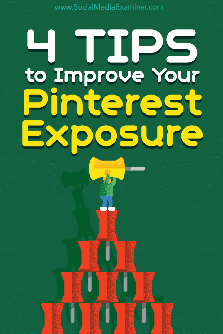 4 consejos para mejorar su exposición en Pinterest: examinador de redes sociales