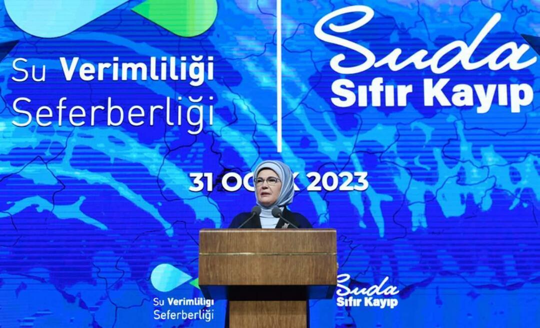 ¡Emine Erdoğan asistió a la reunión de presentación de la 