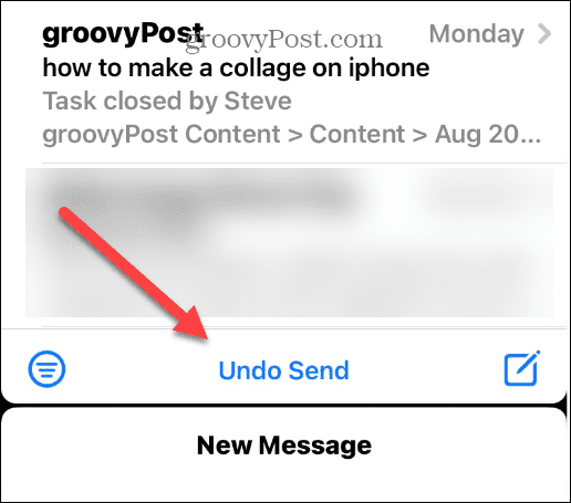 Cancelar envío de correo electrónico en iPhone o iPad