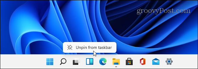 eliminar widgets de la barra de tareas de Windows 11