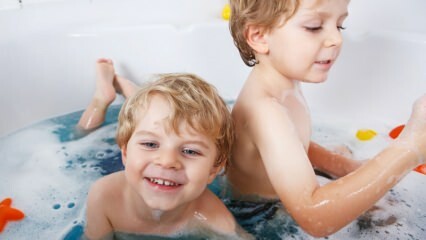 ¿Cómo se debe bañar al niño mayor? 