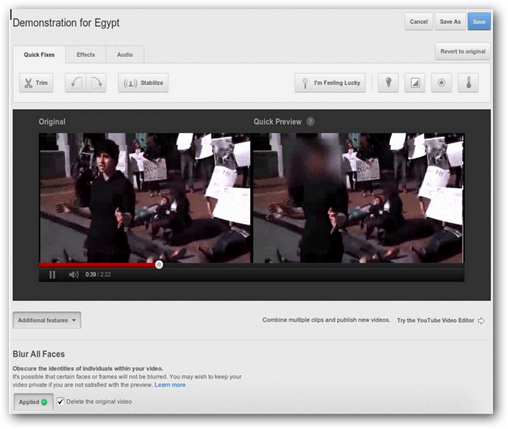 YouTube permite el desenfoque de la cara en los videos: cómo habilitarlo