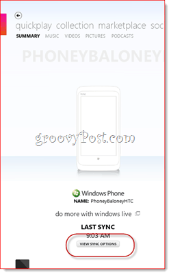 Sincronización inalámbrica de Windows Phone 7 con Zune