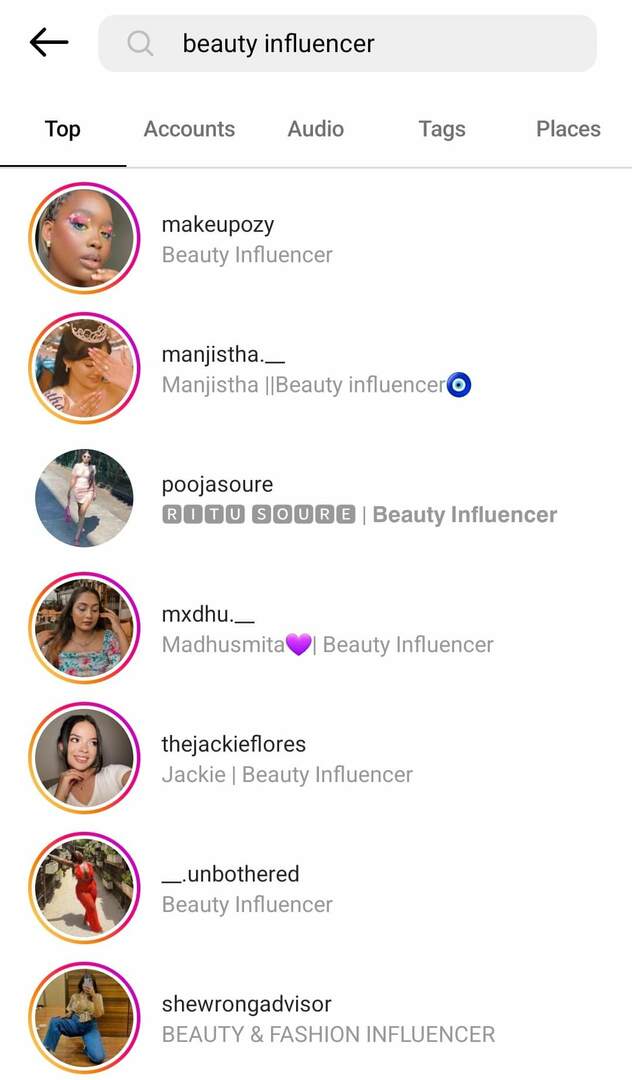 cómo-encontrar-socios-micro-influencers-en-instagram-buscar-influencer-de-belleza-ejemplo-1